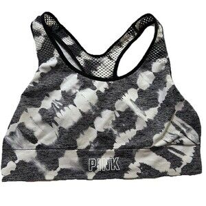 VICTORIAS SECRET SPORT Yoga Gym Run The Player Racerback Sports Bra Medium